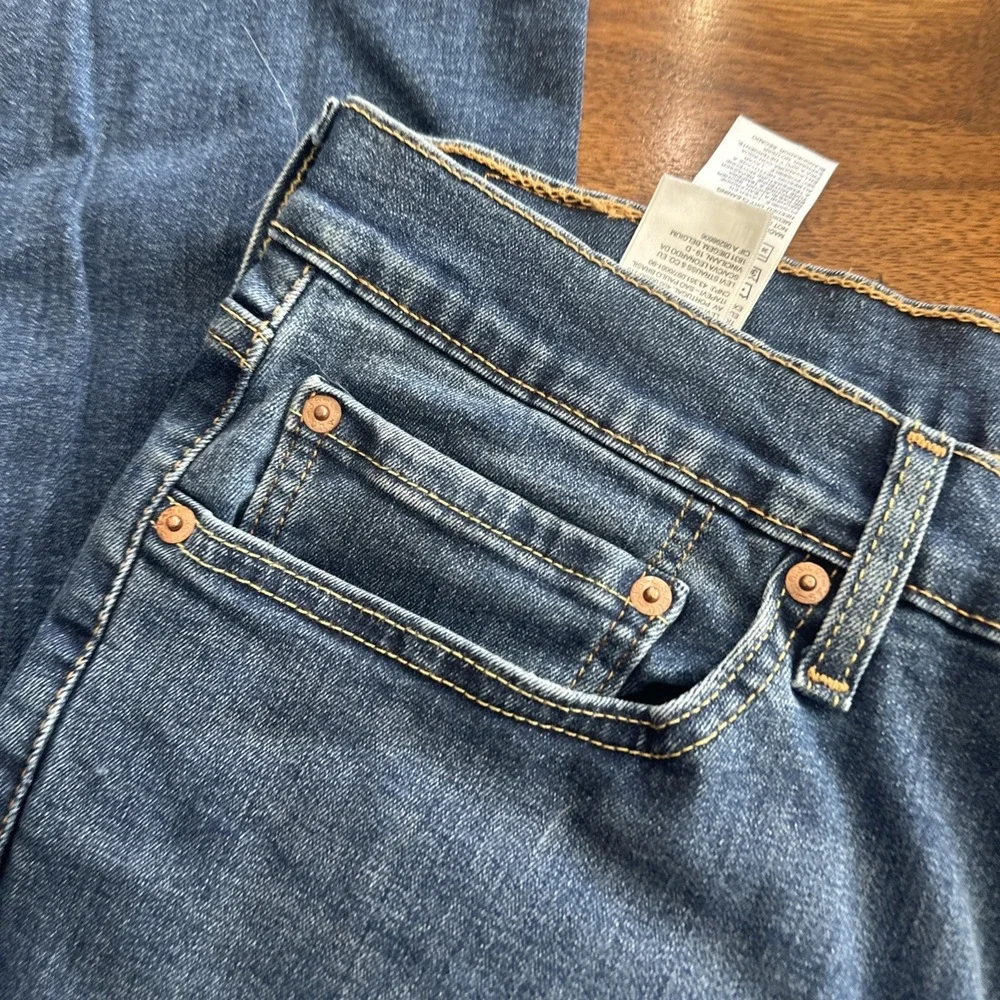 Levis 511 Slim Fit Jeans Mens 36x30 Medium Wash Blue Denim Stretchy